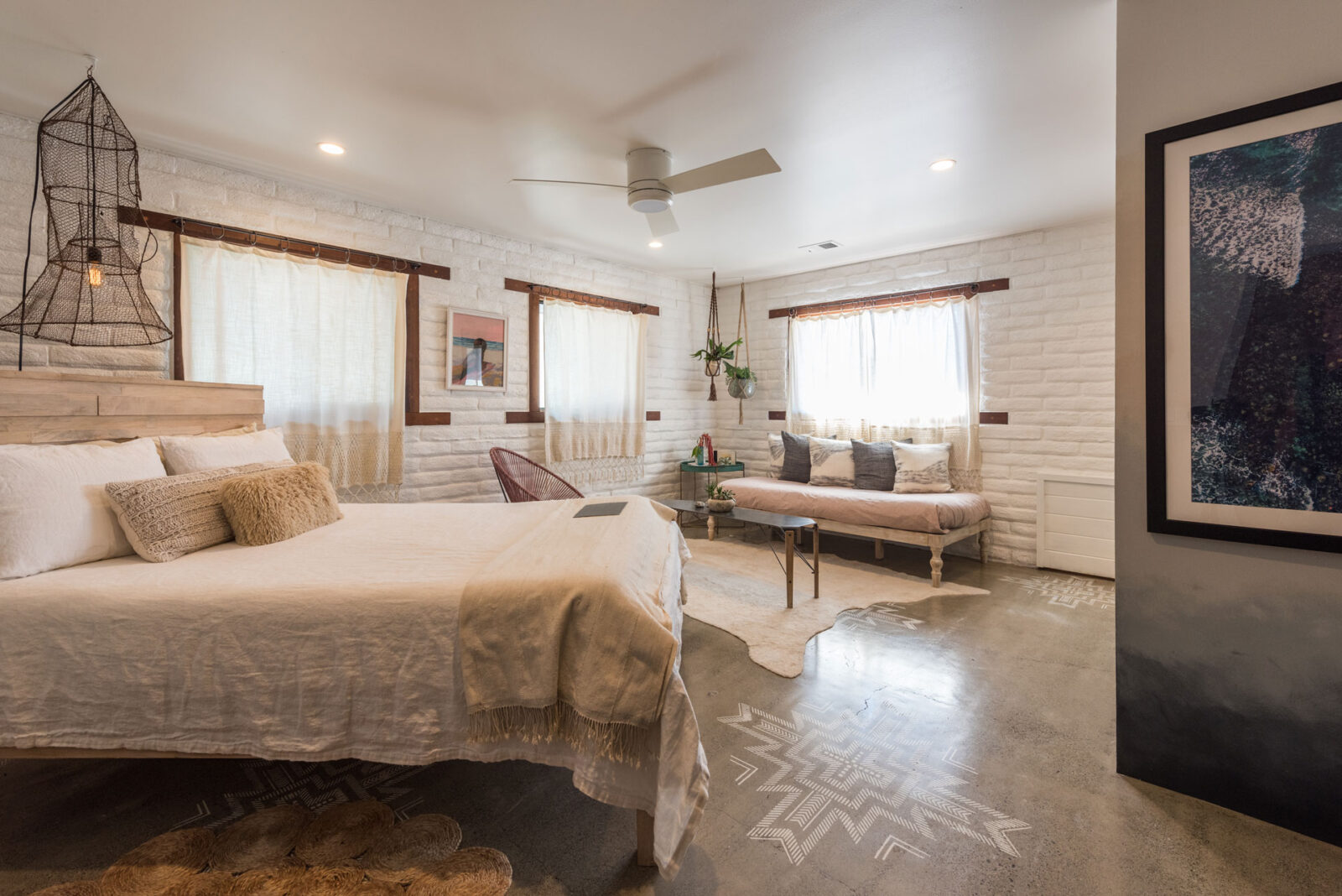 Wolf & Horseshow bedroom